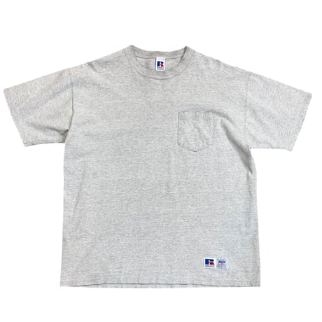 90's Russell High-Cotton Pocket T-shirt size L・Made in usa