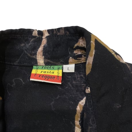 Jimi Hendrix 🔥 100% RAYON Shirt Size-L