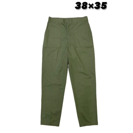 DEAD STOCK 70-80's U.S.ARMY BAKER PANTS (POLYESTER×COTTON) size 36,38inch