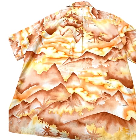 70's JC Penney Pullover Aloha Shirt size M〜L程