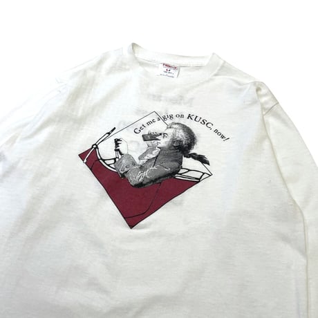1990 KUSC Mozart L/S T-shirt Made in usa🇺🇸 size S程