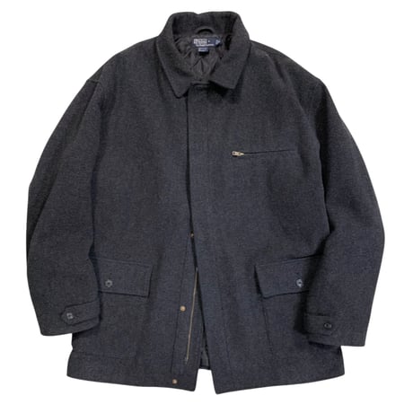 Polo Ralph Lauren Quilting Linerd Wool Half Coat size XL