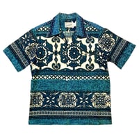 VINTAGE 60-70's COTTON HAWAIIAN SHIRT size L