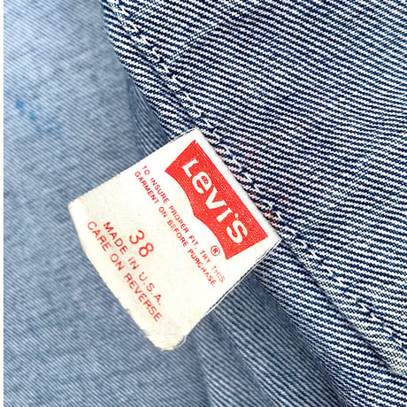 MCM HAND PAINT DENIM JACKET size 38
