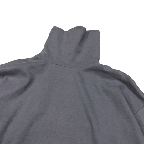 ST JOHN'S BAY  Hi-neck L/s Tee Size-L MADE IN USA 90s~