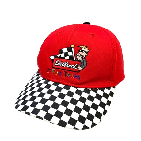 Edelbrock Checker Flag Cap・Mint Condition