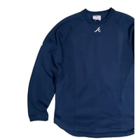 majestic  warming up sweater Size-L “Atlanta Braves”