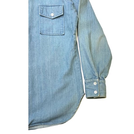 〜70's BEAU GENTRY DENIM SHIRT size M
