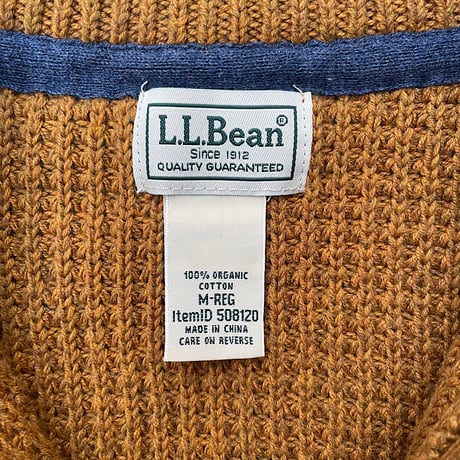L.L.Bean Half Zip Cotton Knit Size-M