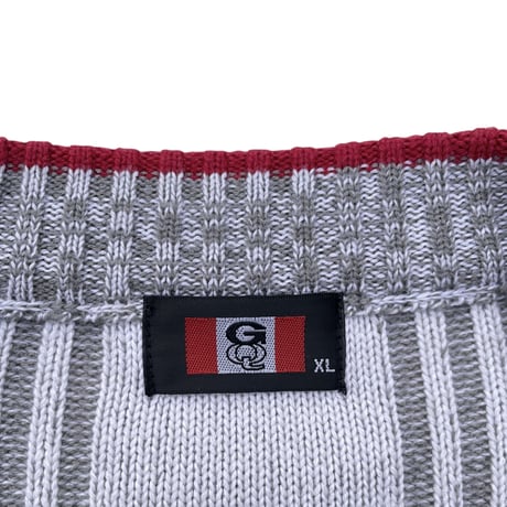 White × Gray Unknown  Size-XL 小さめ