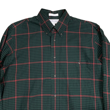90's BURBERRYS L/S CHECK SHIRT MADE IN USA size M