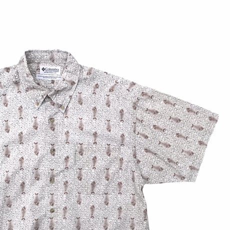 Columbia “Fish Bone” Shirts Size-M
