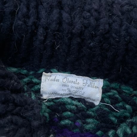 Otavalo Wool Knit Size-L MADE IN ECUADOR