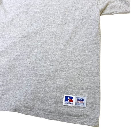 90's Russell High-Cotton Plain T-shirt size M・Made in usa