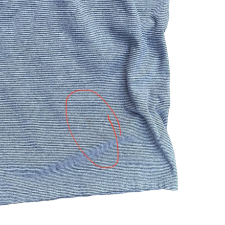 SUNDAY’S Striped Tee Size-XL MADE IN USA