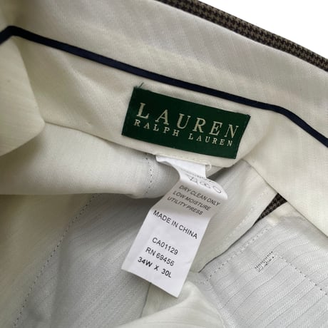 LAUREN RALPH LAUREN 2Tac Slacks Sie-w34 L30