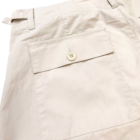 00's BANANA REPUBLIC STRIPE COTTON POPLIN SHORTS size 31inch