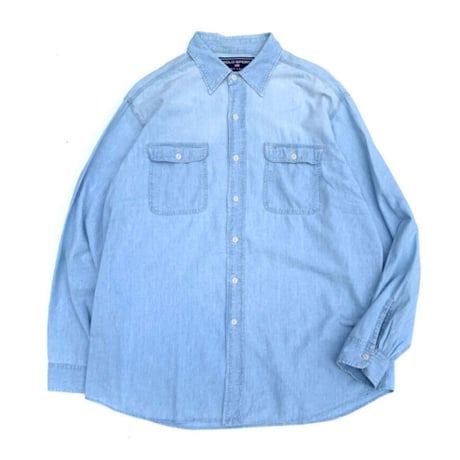 POLO SPORT CHAMBRAY WORK SHIRT size L