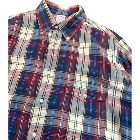 Brooks Brothers Makers Cotton Flannel Shirt size L・Made in usa