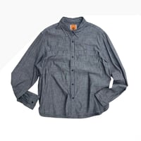 Timberland Black Chambray Shirt Size-XL