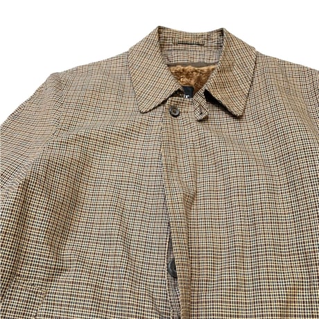 70's RAINFAIR CHECK COAT size 44