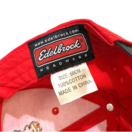 Edelbrock Checker Flag Cap・Mint Condition