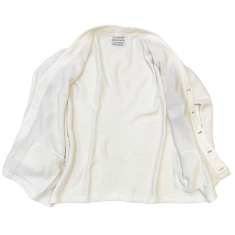 70's Lettered Acrylic Cardigan size XL程