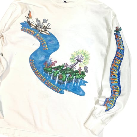 Jimmy Buffett A Beach Odyssey Tour L/S T-shirt size M