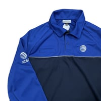 AT&T🌐 L/s Polo Shirt Size-XL