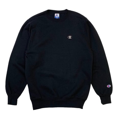 90's CHAMPION BLACK SWEATER size M・MADE IN USA🇺🇸