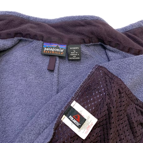 WOMENS 00's PATAGONIA SYNCHILLA POLARTEC FLEECE VEST size L