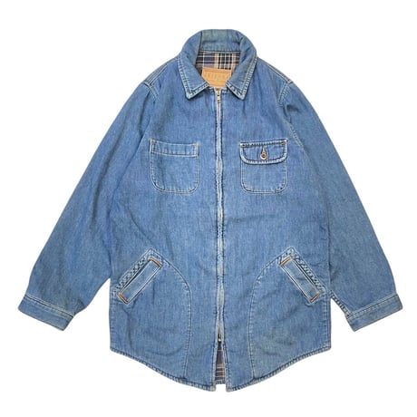 WOMEN'S  90's DENIM SHIRT JACKET MADE IN USA🇺🇸 WOMEN'S・L
