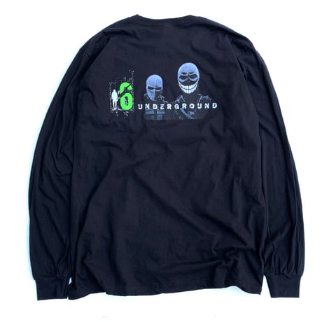 6 UNDERGROUND L/S T-SHIRT size S,XL