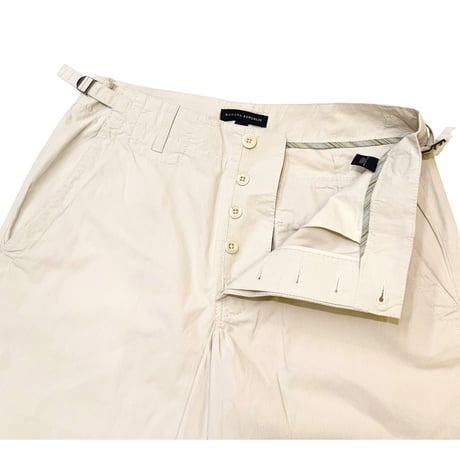 00's BANANA REPUBLIC STRIPE COTTON POPLIN SHORTS size 31inch