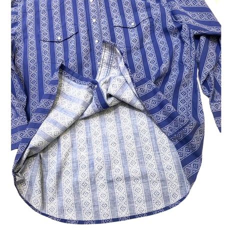 WRANGLER L/S STRIPED WESTERN SHIRT  size L〜XL程