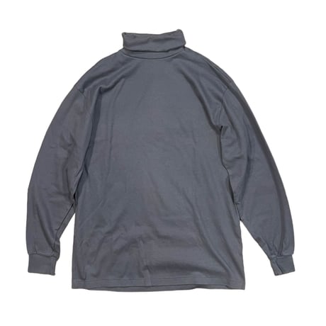ST JOHN'S BAY  Hi-neck L/s Tee Size-L MADE IN USA 90s~
