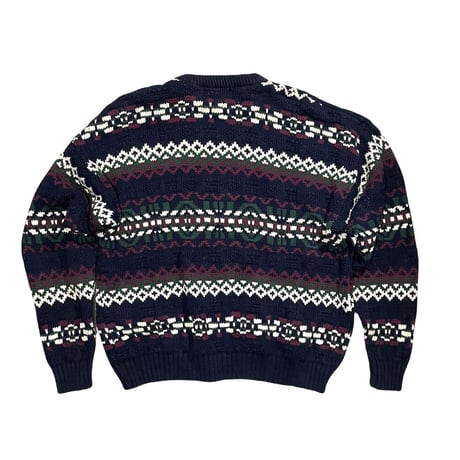 Eddie Bauer Cotton Knit Size-XL MADE IN USA 90s~