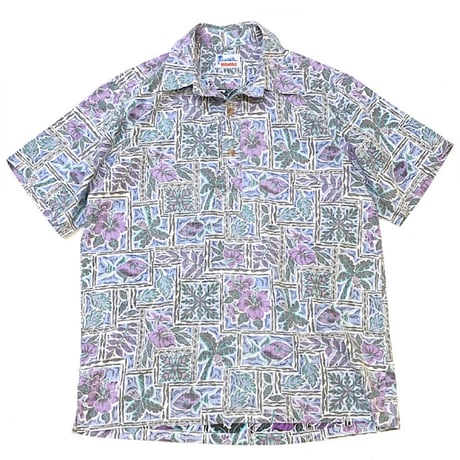 PULLOVER ALOHA SHIRT size M程