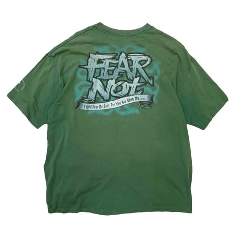 90's FEAR NOT DAMAGED T-SHIRT size XXL