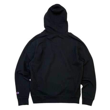 CHAMPION BLACK HOODIE size L