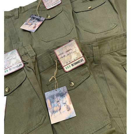 🌲DEAD STOCK OUTDOORLIFE COTTON PANTS size 42inch