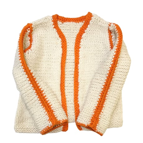HANDMADE KNIT CARDIGAN