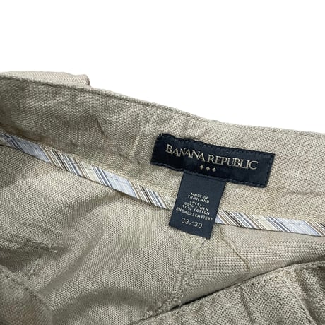 Banana republic LINEN×COTTON Pant’s Size-w33 L30 2006’