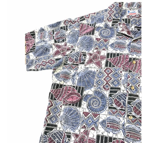 COTTON ALOHA SHIRT size L〜XL程