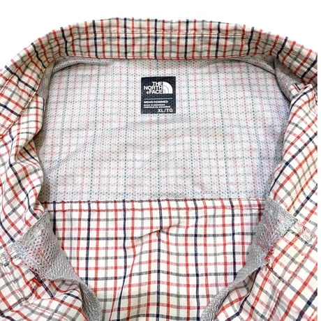 The North Face Check Shirt(Nylon/Polyester) size XL