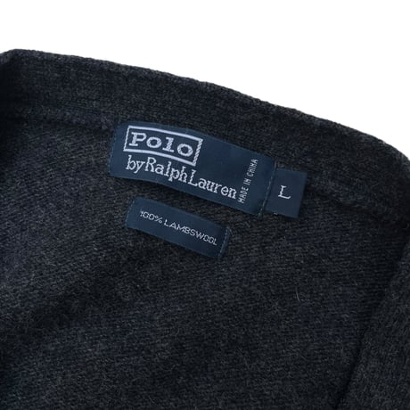 POLO Ralph Lauren 100% LAMBS WOOL Cardigan  Size-L