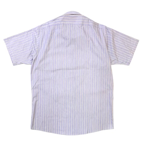 NOS ARROW STRIPE POPLIN S/S SHIRT size M