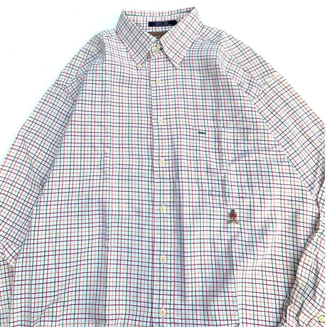 TOMMY HILFIGER CHECK SHIRT size XL
