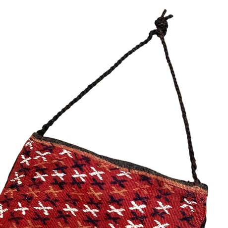 RUG FABRIC SHOULDER BAG