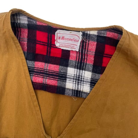 Western Field Hunting Vest 1970’s Size M~L
